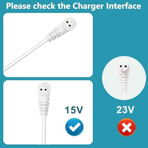 15V Charger for Black and Decker 90627870 Dustbuster Handheld Vacuum HHVI315JO42 HHVI320JR02 HFVB320J27 HLVA320JS10 S003AQU1500015 Power Adapter