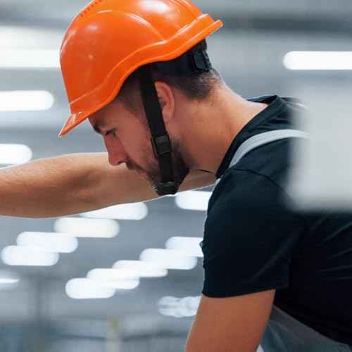 BESPORTBLE Universal Hard Hat Chin Strap - Adjustable Helmet Strap with Protective Buckle Professional Safety Helmet Accessory with Rounded Edges for Comfortable Secure Fit 1Pc (Black)