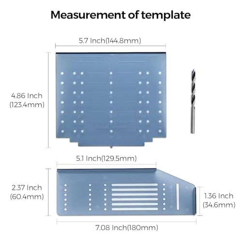 Ravinte Cabinet Door Drawer Hardware Installation Template