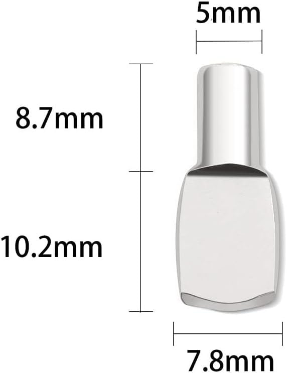 5mm Shelf Pegs Pins - Support Pegs for Cabinet Shelves, 60 Pieces