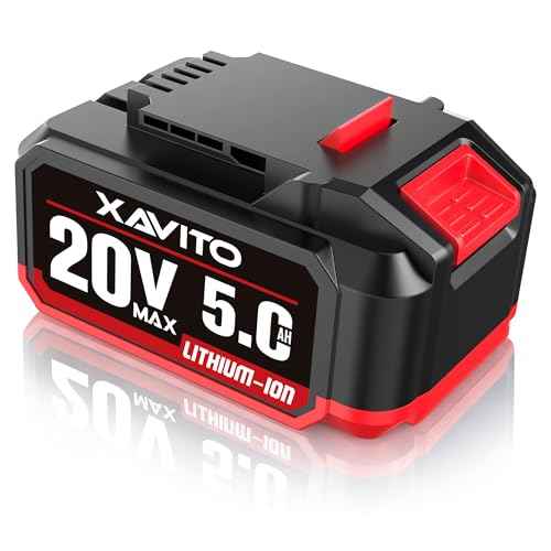 XAVITO Replacement for Bauer 20V Battery 5.0Ah, New Upgraded 4X Longer Runtime, for Bauer 20V Cordless Tools, for Bauer 20V Lithium Battery 1701C-B 1702C-B 1907C-B 2108C-B 2109C-B