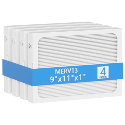Cooyafan 4-Pack 9 x 11 x 1 MERV 13 Dehumidifier Filters for Santa Fe Compact70/Ultra70/Element/Compact2/UA 65H - Variation 1