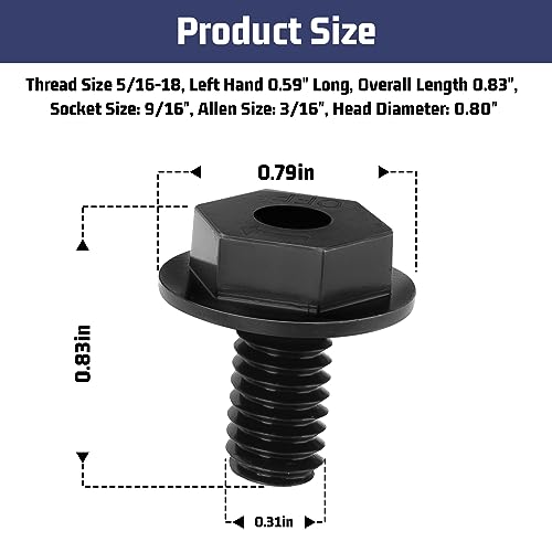 06-75-1010 Replacement for Circular Saw Screw Cap Blade LH, Fit for 0730-20, 0830-20, 6310-20, 6320-20, 2630-20 & 2730-20