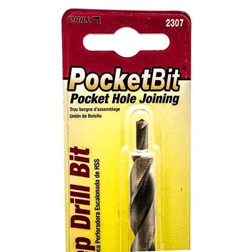 Milescraft 2307 PocketBit - Hex Shank Pocket Hole Drill Bit, Model: 23070003