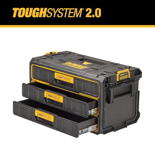 DeWalt ToughSystem 2.0 3-Drawer Tool Organizer DWST08330 – Multi