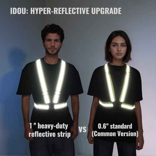 2.0 IN High Visibility Reflective Safety Strap for Construction, Running, Cycling