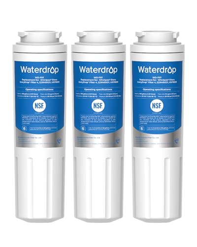 Waterdrop 3-Pack Replacement Water Filter for Whirlpool EDR4RXD1 - Compatible with Filter 4