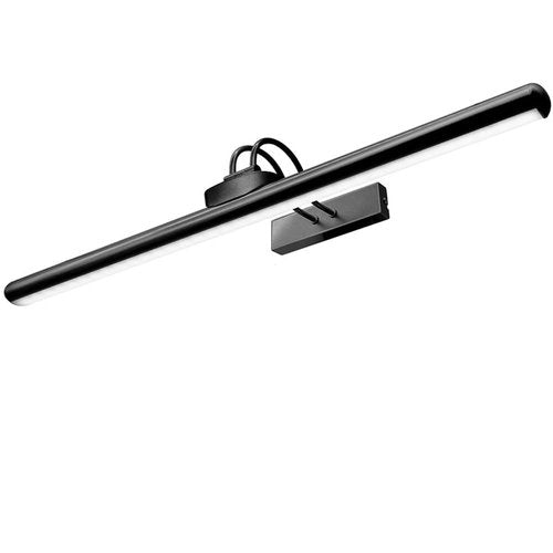 TIAUEU 26" Wireless Picture Lights, Rechargeable Battery Art Display Light with Remote Control, Dimmable/Timer Off Dartboard Light, 3 Lighting Modes Full Metal Painting Display Lights(Black-1 Pack)