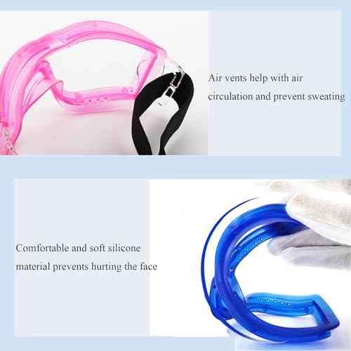 Kids Anti-fog Safety Goggles, Kids Lab Goggles, Adjustable, Compatible with Nerf Gun