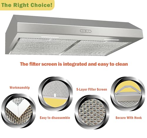 Range Hood Filter S99010430-002 (2 Pack) – 13-7/8 x 15-3/4 x 3/8 in, Nutone Compatible