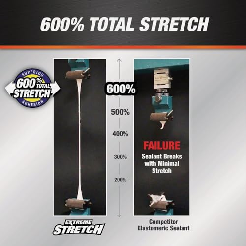 DAP Extreme Stretch Acrylic Urethane Sealant Almond 10.1 Oz - Waterproof & Paintable