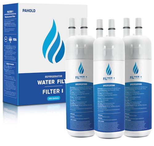 PAHOLD 3-Pack Whirlpool Refrigerator Water Filter Replacement EDR1RXD1