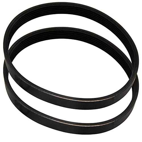 2 Pack 135J6 Planer Drive Belt Replacement Drive V Belt for Delta 22-540 22-546 TP300, Ryobi AP10, Wen 6550