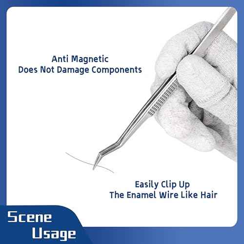 Precision Tweezers for Electronics, Jewelry Making, Models, Medical, Crafts, Soldering, Watches, Phones Repair