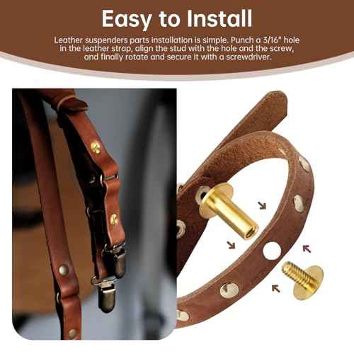 5043K Suspender Lock Kit, Suspension System Accessories for Occidental Leather Suspender Tool Bag Tool Vest