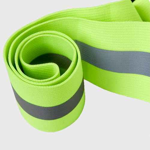 Reflective Strap Safety Vest, Lightweight,Adjustable & Elastic, Hi Vis Running Gear for Jogging,Walking,Cycling,Motorcycle,Men,Women