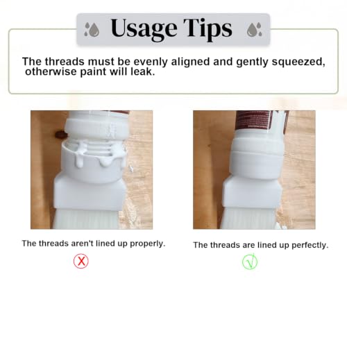 Anirun White Touch-Up Paint Pen for Wood & Furniture, 6.35 Oz, Indoor & Outdoor