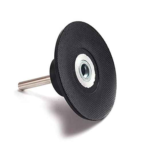 YAKAMOZ 2 Pcs 3 Inch Roll Lock Sanding Disc Holder with 1/4" Shank Quick Change Roll Lock Sander Pad Holder Adapter for Power Drill Air Die Grinder Sanding Polishing Grinding Tool Accessories