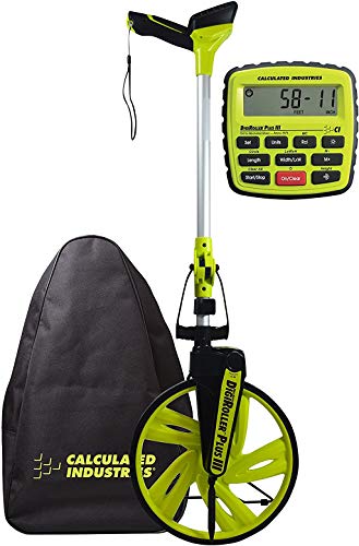DigiRoller Plus III 12.5in Measuring Wheel with Backlit Display — Estimator Pro, Feet/Inches/Metric
