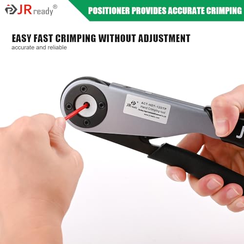 JRready P-12DTP Positioner for ACT-HDT Crimp Tool Crimp contacts suitable for #12 Deutsch DTP&Amphenol ATM Series Solid Contacts