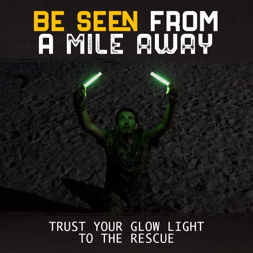 Multi Color 30 Pack Ultra Bright Glow Sticks for Parties Camping Emergency Survival