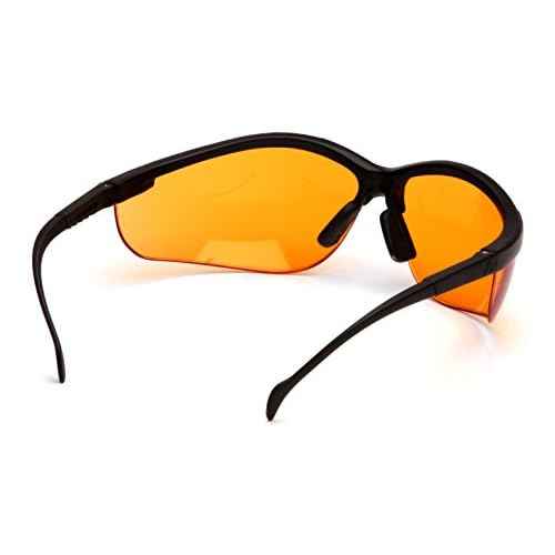 Pyramex Venture II Safety Eyewear, Indoor/Outdoor Mirror Anti-Fog Lens