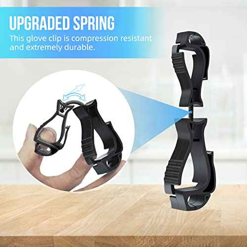 NANHONG Glove Clips, Glove Holder, Glove Clips for Work, Glove Holder Clip, Work Gloves, for Duty Belt, for Construction