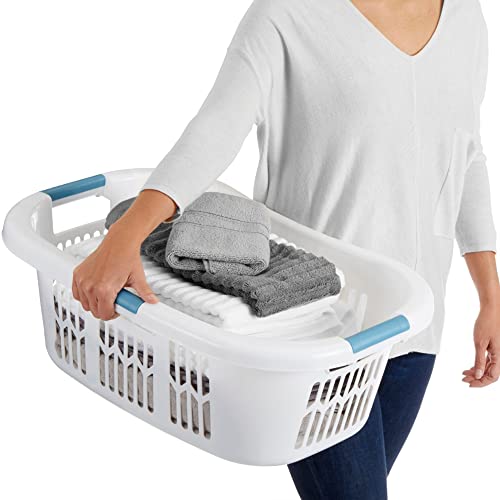 Rubbermaid 2.1 Bushel Hip-Hugger Laundry Basket – Extra Large White