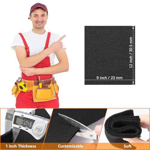 Welding Blanket Fireproof Mat, 9" X 12" Heat Resistant Fabric 1800¡ÆF High Temp Insulation Pad,Welding Pad for Plumbing,Flame Retardant Protective Mat Soldering Welding (9" x 12"x 0.14"-1 pack)