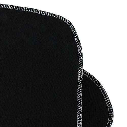 YaeTek 39'' x 39'' 1/8" (3mm) Thickness 3' x 3' feet High Temp Welding Blanket, Pre-oxygenated Carbon Fiber Material, Black Fire Retardant Protective Blanket