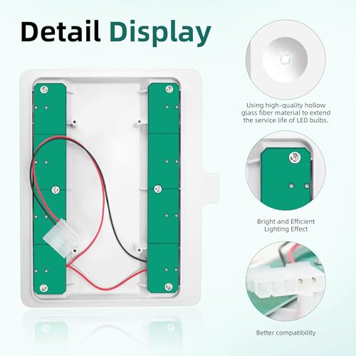 APPLIANCEMATES W11043011/ W10866538 Refrigerator LED Light for Whirlpool/Maytag – Replaces Q184G2, AP6047972, PS12070396