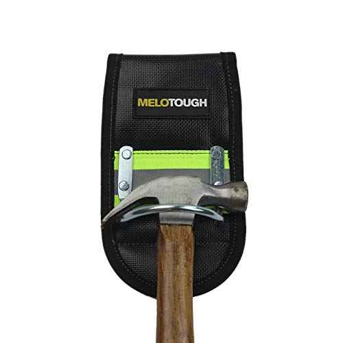 MELOTOUGH Cordless Drill Holder Hook Tape Measure Clip Power Tool Holder with Drill Bit Tote Hammer Belt Holder