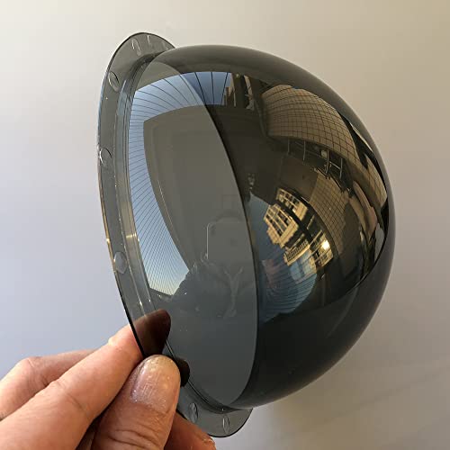 OwlCat 6.85 Inch Indoor Outdoor CCTV Replacement Smoked Color Acrylic Dome Cover Surveillance Security Camera Dome Cover Camera Housing