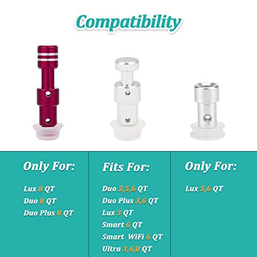 ZYLONE 2 Pack Instant Pot Float Valve with 8 Silicone Caps for Duo/Ultra 3-8 Qt – Replacement Float Valve Set