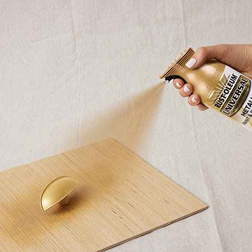 Rust-Oleum 245221 Universal All Surface Metallic Spray Paint, 11 oz, Pure Gold