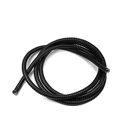 Fielect Flexible Metal Conduit ¥Õ10 Corrugated Tubing Wire Conduit Pipe Tubes Wire Loom Tubing Steel Conduit Flexible Cover,2 Meter