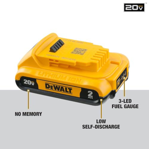 DEWALT 20V MAX Cordless Drill Driver Set with Battery and Charger
