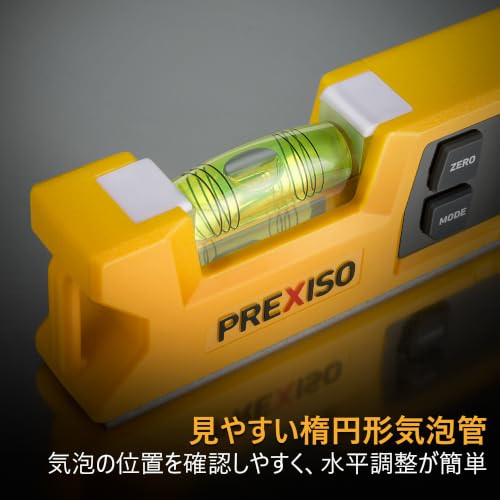 Prexiso 7-Inch Digital Level & Protractor | 0-90° & 0-180° Angle Finder