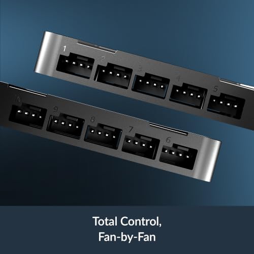 ARCTIC 10-Port Fan Controller with PWM, Linux & Windows Support, 2A Per Port