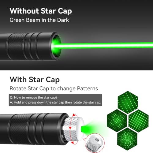 MIPREZT Professional Rechargeable Green Laser Pointer Long Range for Presentations & Astronomy - Variation 1