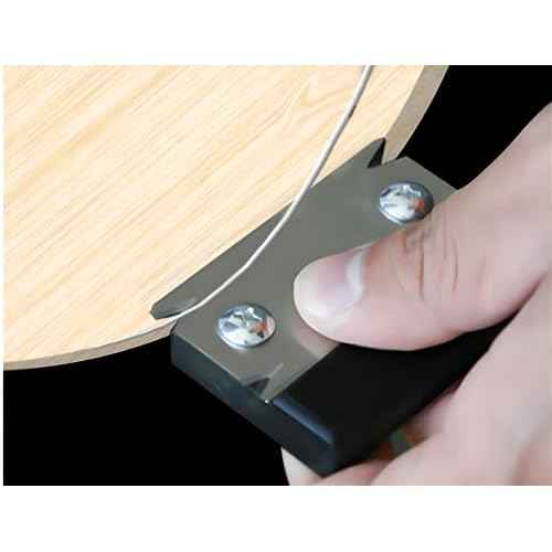 2 Pack Woodworking Edge Trimmer, Hand Planer Edge Bander for Burrs,Edge Corner Planer,Wood Chamfering Fillet Scraper,Edge Banding Cutter for PVC ABS Melamine Veneer,Deburring Tool,MG-022D