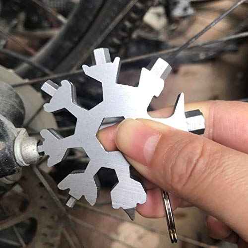 20 In 1 Snowflake Multi-Tool,Great Christmas stocking stuffer,Unique Gifts for Dad Men Women