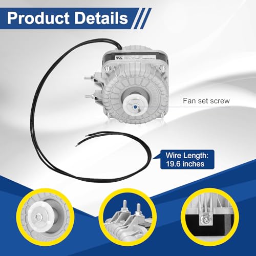 120V AC Fan Motor 1550rpm for Refrigeration & Cooling Equipment