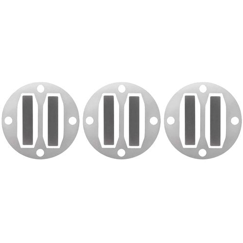 TWZKXC 3 Set 2.87“ Central Pneumatic Compressor Parts, for Central Pneumatic Harbor Freight Air Compressor Head Gasket Test kit Reed Valve Replacement, 68740 69667 67501(Silvery)