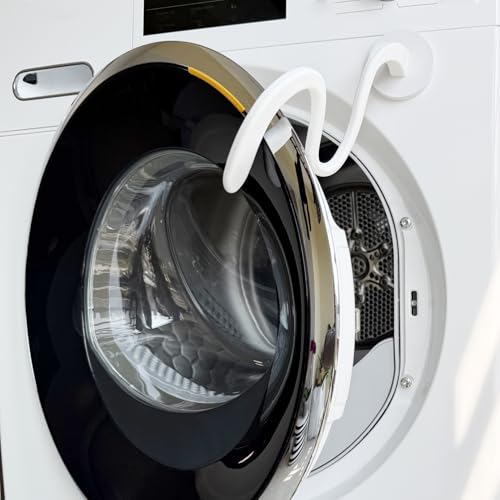LEVOSHUA White Magnetic Washer Door Holder for Front Load Washers, Door Prop