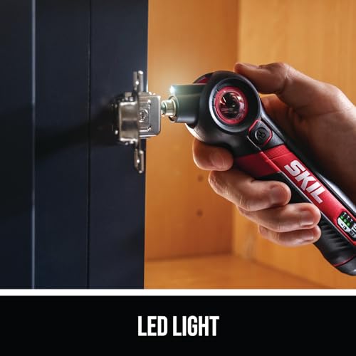 Skil Twist 2.0 4V Rechargeable Cordless Screwdriver Kit with Pivoting Head & 28 Bits
