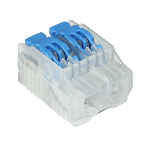 Ideal In-Sure Lever Wire Connector 2-Port 12-24 AWG, Box of 150, Model 30-10L22