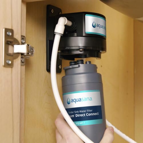 Aquasana AQ-MF-1-R Claryum Under Sink Water Filter Replacement - Includes Direct Connect
