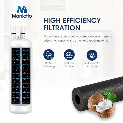 MARRIOTTO 3 Pack Water Filter Compatible with Filter 1, Ed1Rxd1, 6-Month Replacement
