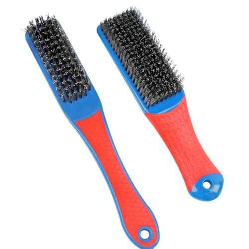 Wire Brushes for Cleaning,Stainless Steel Brush Wire Metal Brushes for Cleaning Rust Paint Removal Scrubbing(2 PCS)